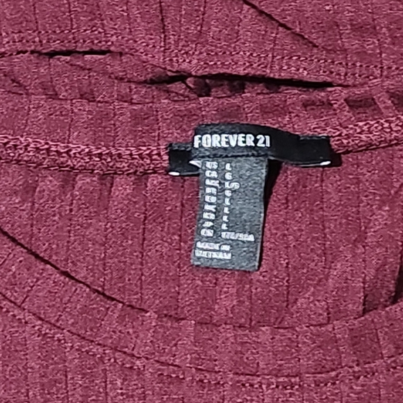 Forever 21 Burgundy Mini Dress - Picture 3 of 5